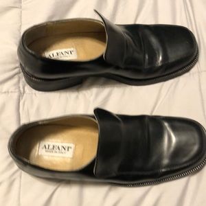 Alfani Black slip on dress shoes